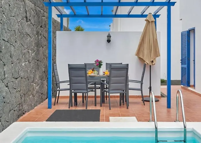 Maria Del Mar 2 Minutes To Supermarkets, 10 Minutes To Marina Rubicon, Pool, High Speed Wifi Playa Blanca